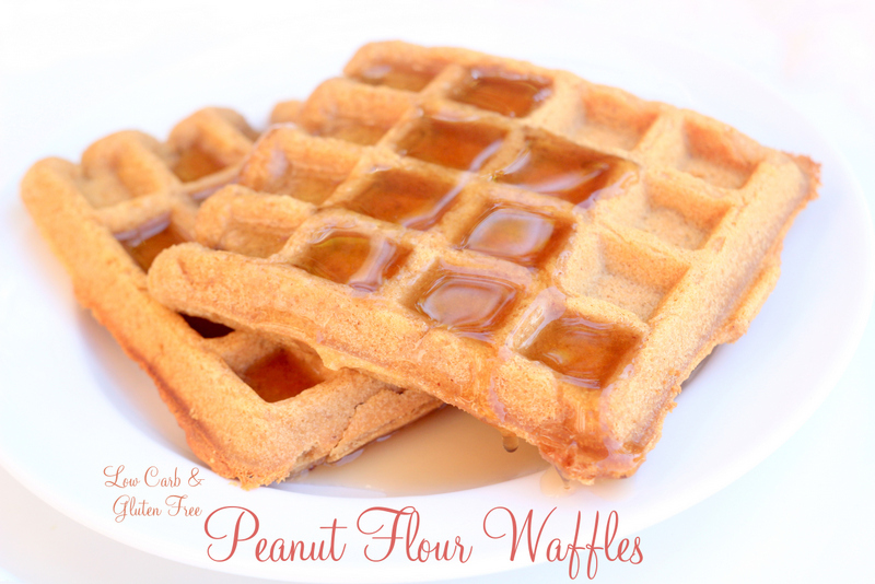 Peanut Flour Waffles