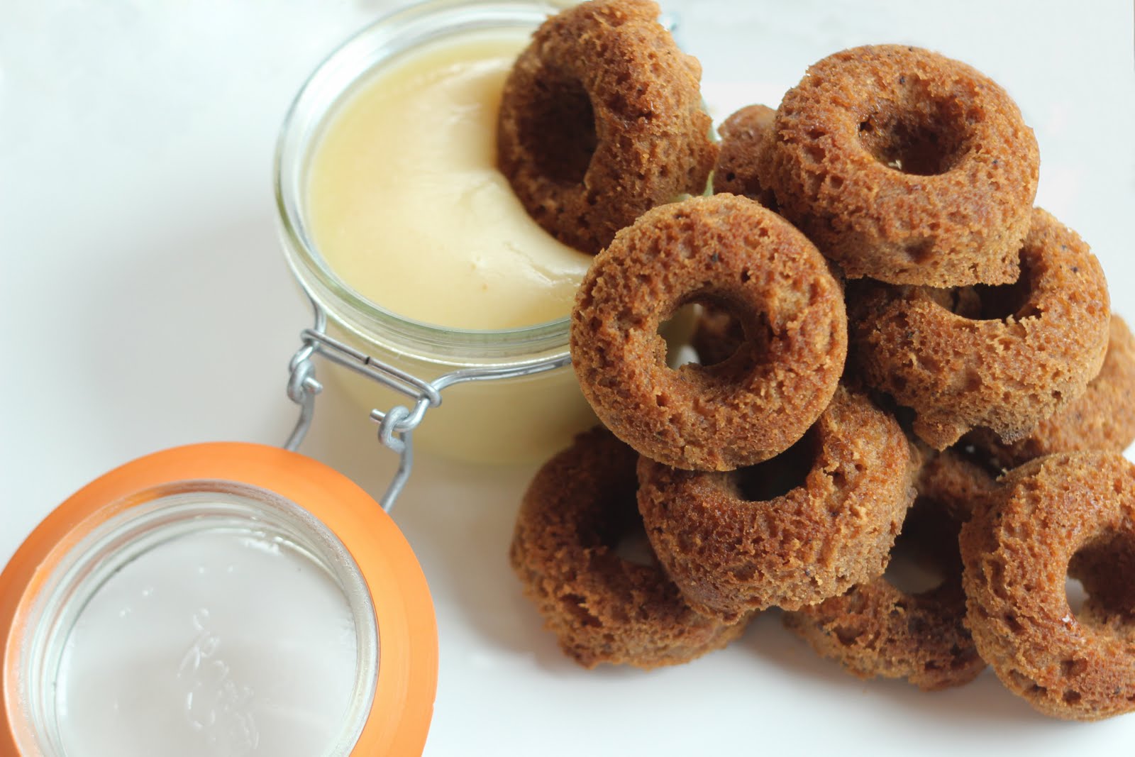 Gingerbread Mini Donuts and Brown Butter Sauce