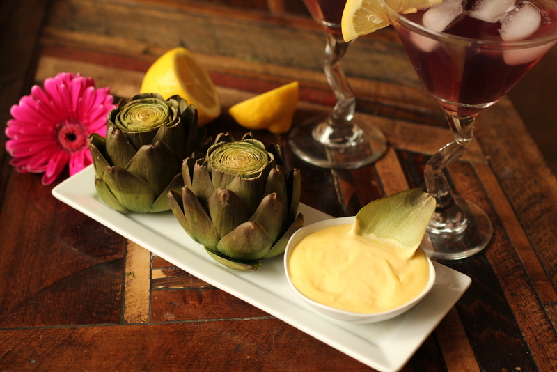 steamed artichokes