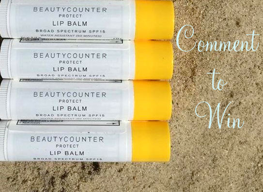 BeautyCounter Sun Protector Lip Balm Giveaway