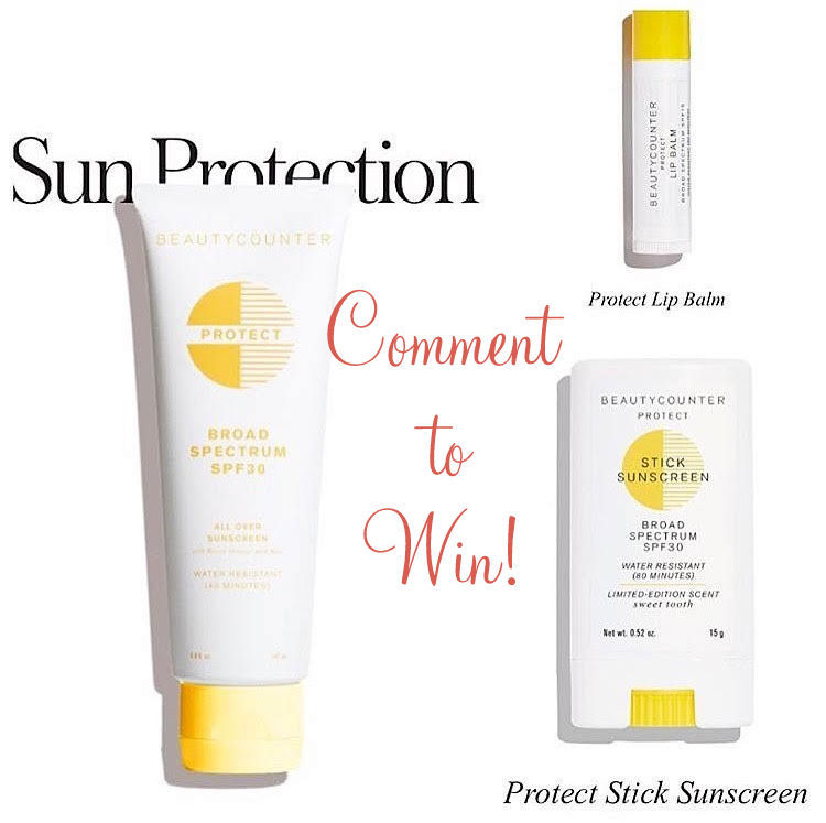 BeautyCounter Sunscreen Giveaway