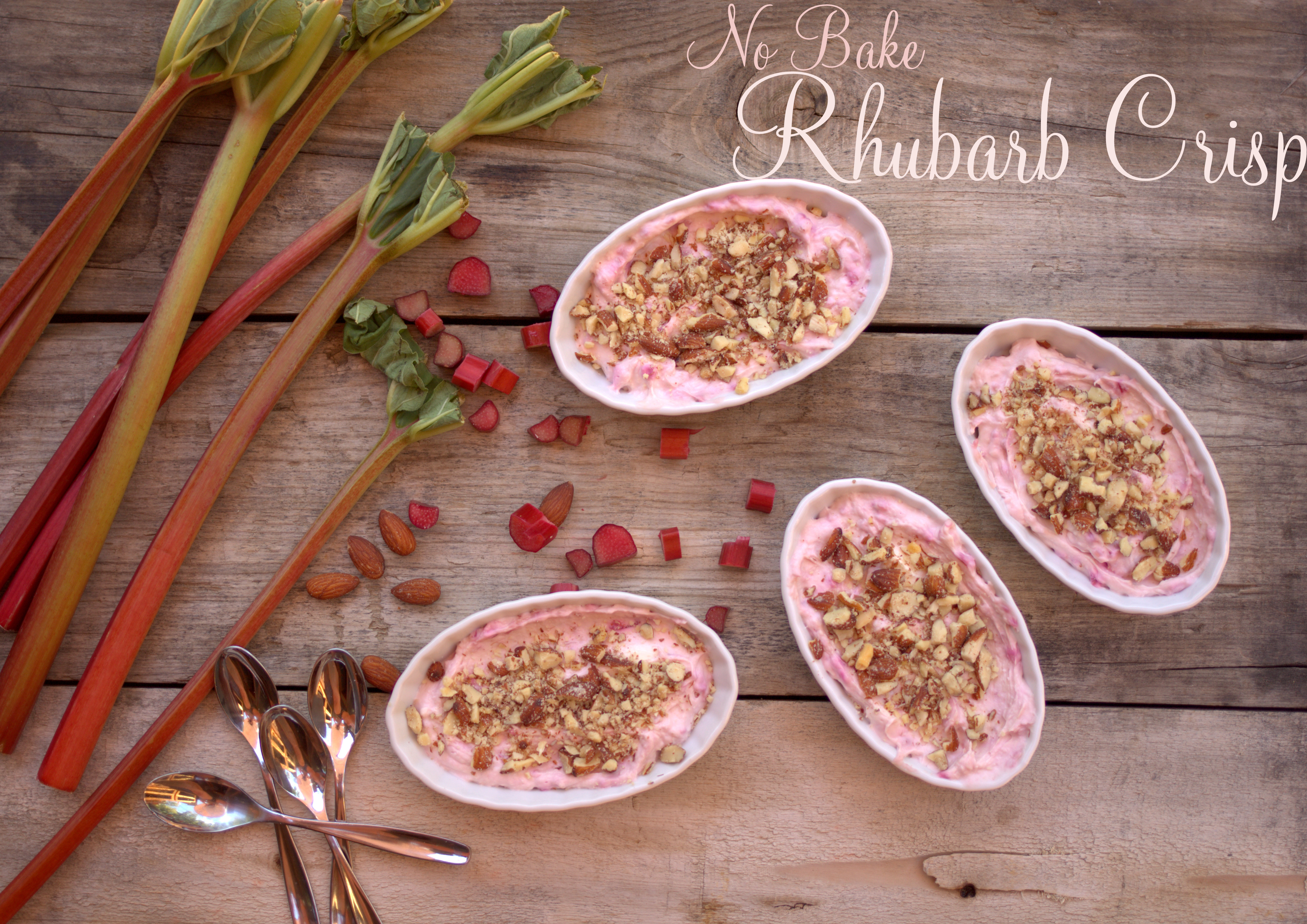 No-Bake Rhubarb Crisp