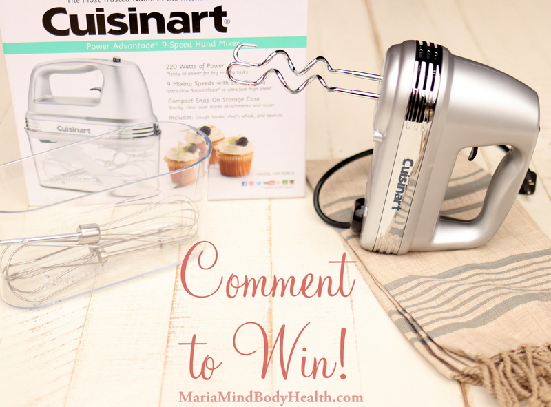 Cuisinart Hand Mixer Giveaway - Maria Mind Body Health