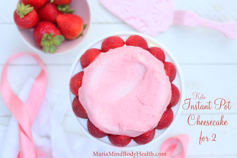 Recipe This  Instant Pot Strawberry Cheesecake