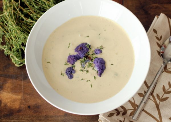 cauliflower soup, low carb soup, gluten free soup, weight watcher soup