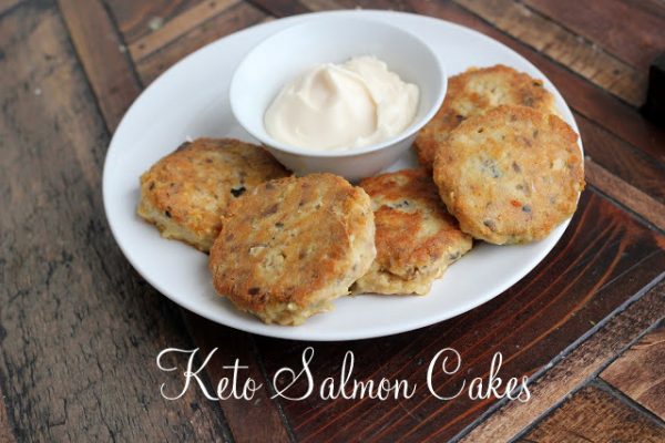 low carb salmon cakes, gluten free salmon cakes, low carb crab cakes