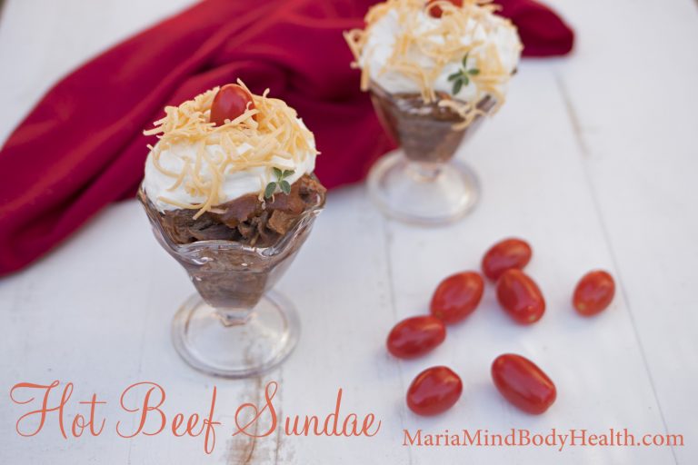 low carb hot beef, gluten free hot beef, Hot BEEF Sundae