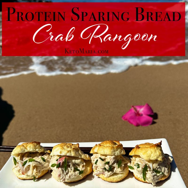 keto crab rangoon, Protein Sparing Bread Crab Rangoon