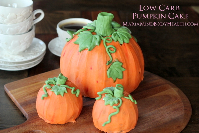 Gluten free cake, low carb pumpkin cake, sugar free pumpkin cake