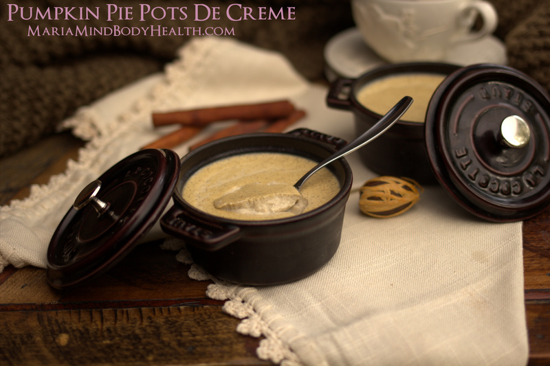 Pumpkin Pie Pots De Creme, low carb pumpkin pots de creme