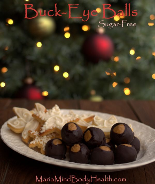 Sugar Free BuckEye Balls, sugar free peanut butter balls