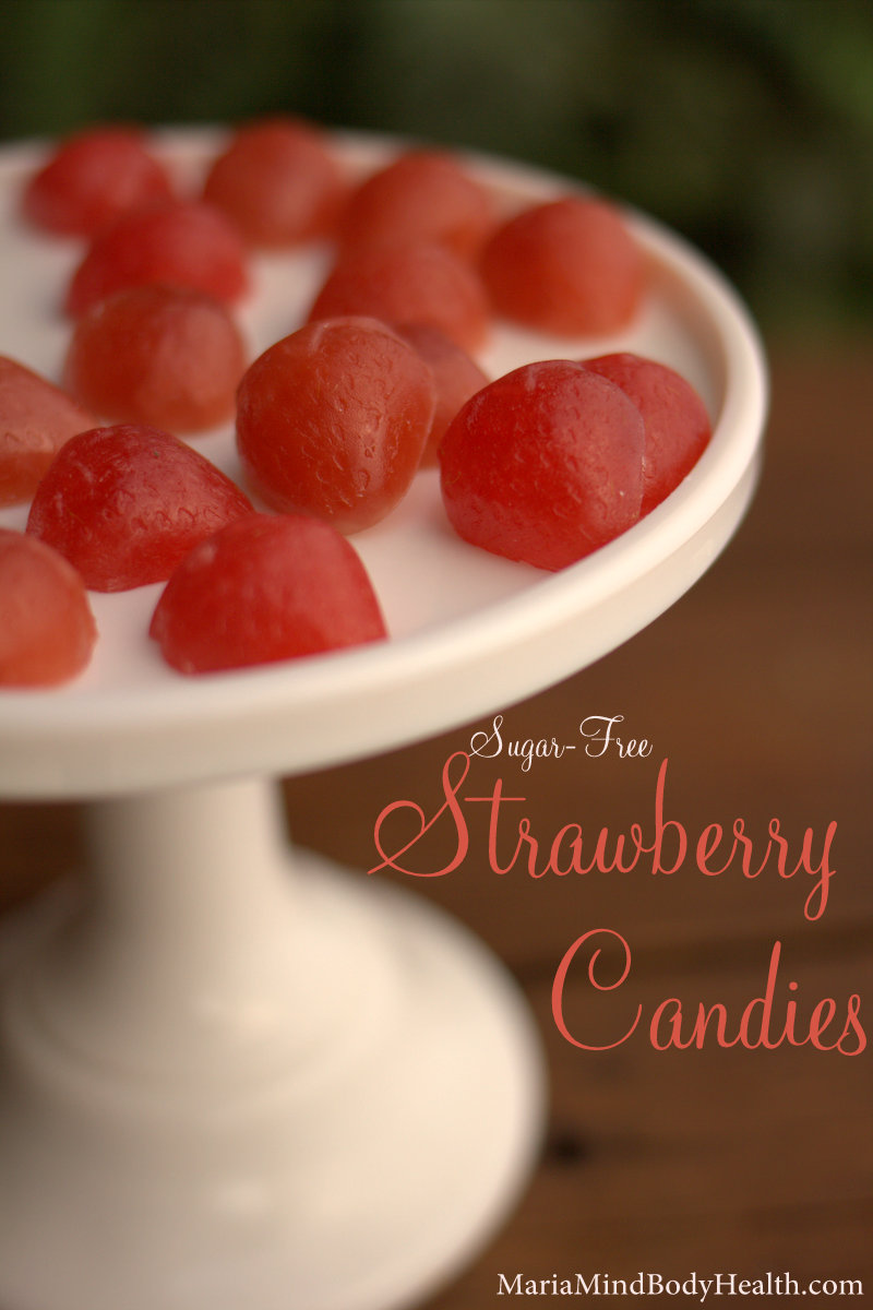 Sugar-Free Strawberry Candies
