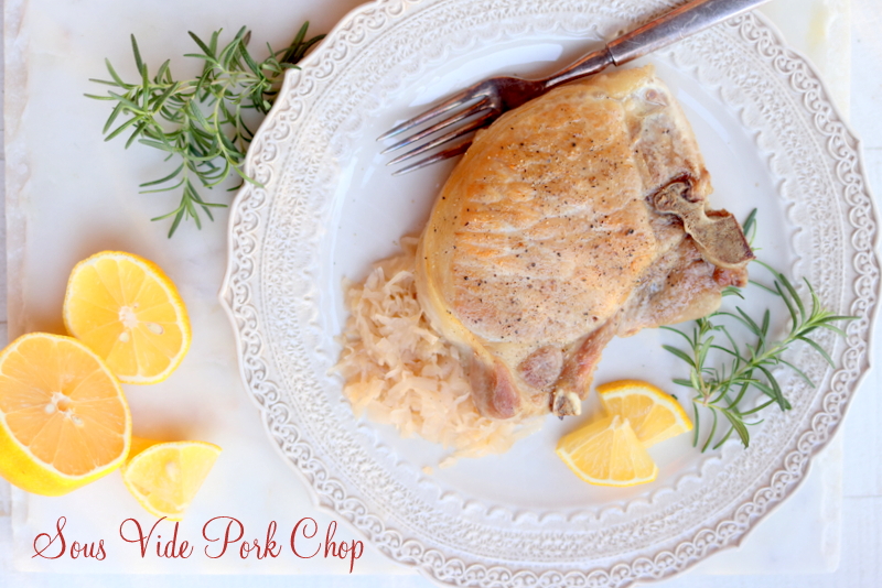 sous vide pork chops thick