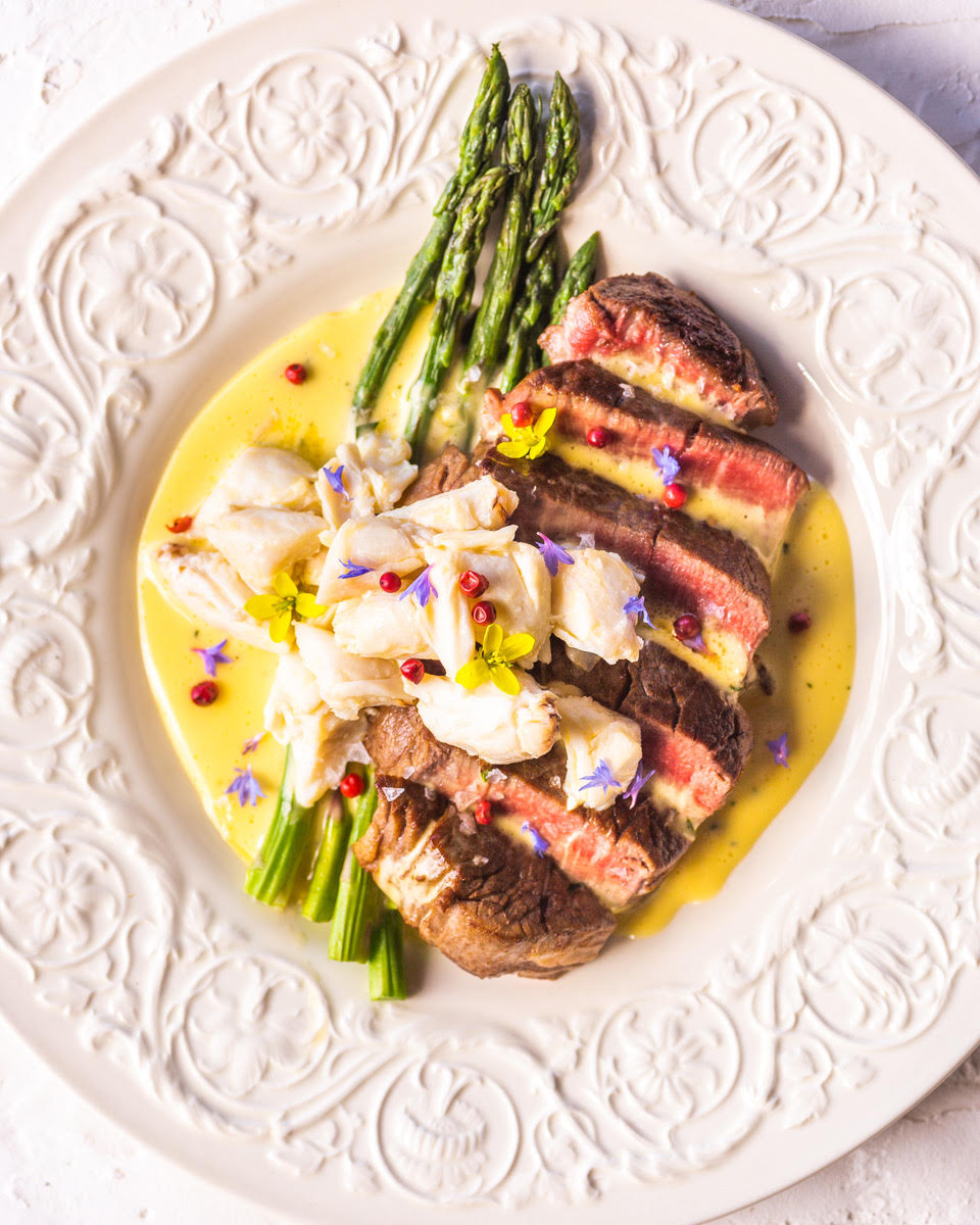 How to make Steak Oscar Style - Surf and Turf! 