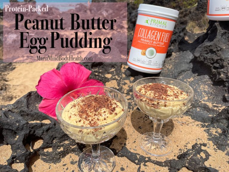 Peanut Butter Hard Boiled Egg Pudding Maria Mind Body Health