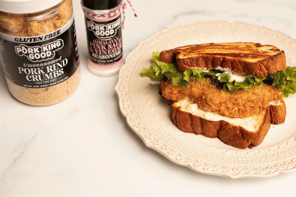 Crispy Chicken Sandwich on Protein Sparing Bread - Maria Mind Body Health