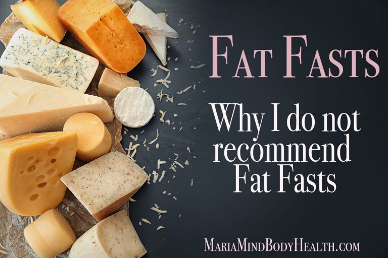 Maria Mind Body Health - Fat Fasting