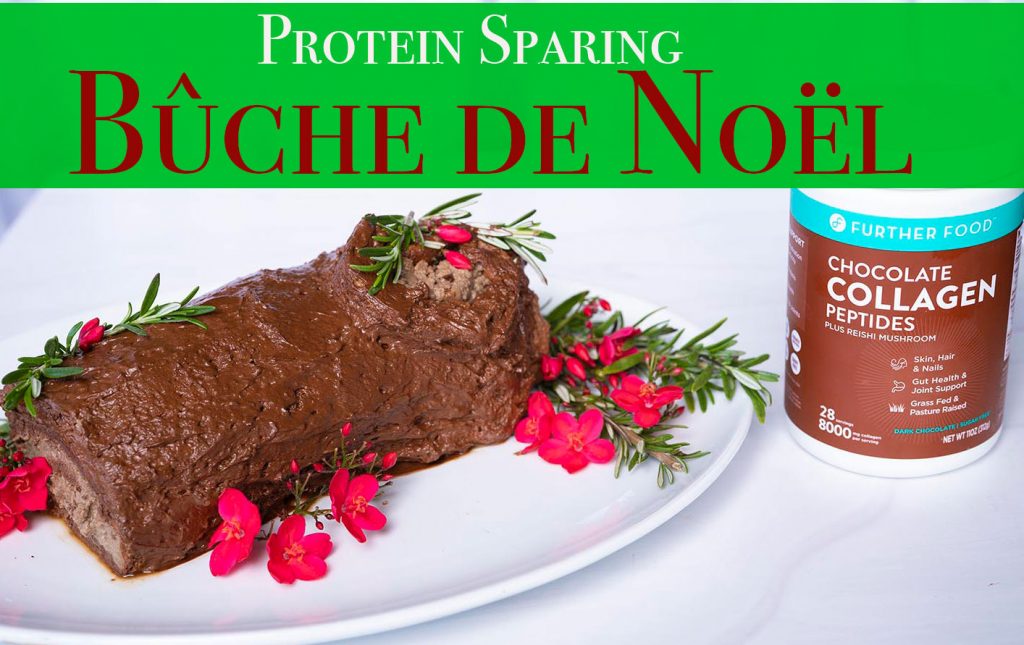 Protein Chocolate Log Cake - The Best Healthy Yule Log!