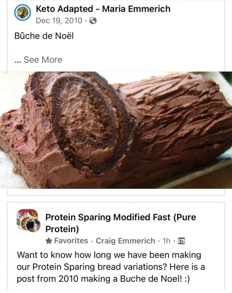 Protein Chocolate Log Cake - The Best Healthy Yule Log!