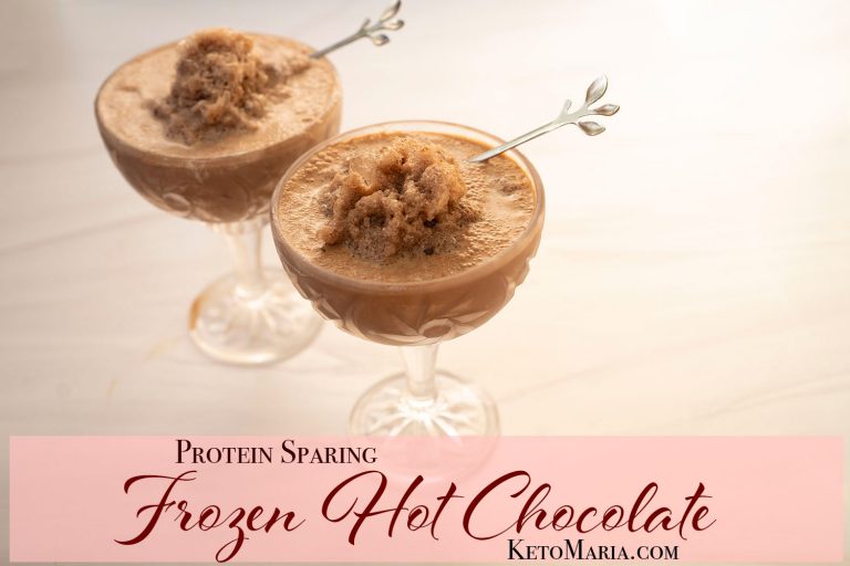 Protein Sparing Frozen Hot Chocolate Maria Mind Body Health