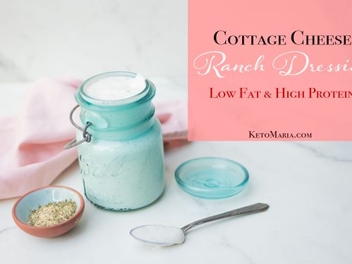 Easy Cottage Cheese Ranch Dressing - Maria Mind Body Health